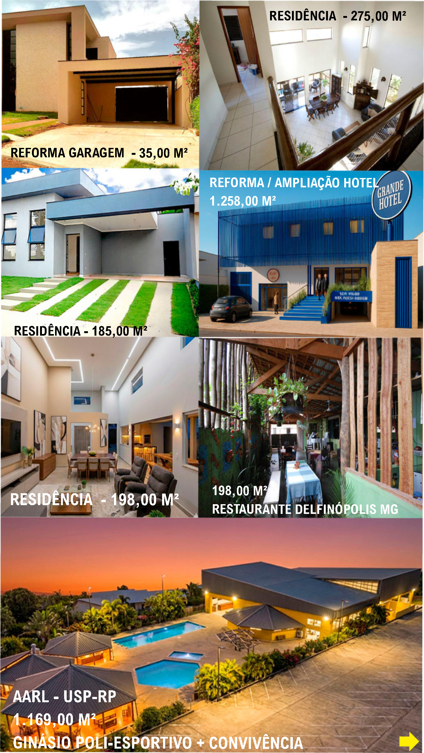 Projeto residencial contemporâneo